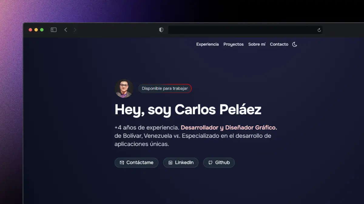 portfolio con Astro y Tailwind CSS